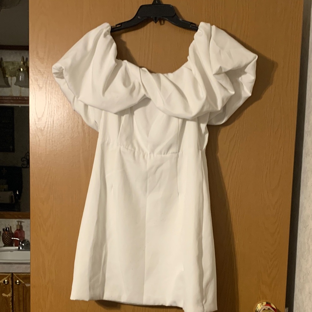 DO+BE Strapless White Dress